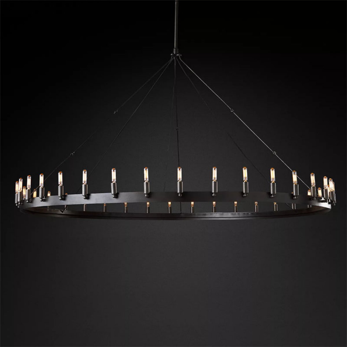 Camino Vintage Modern Round chandelier 73" 36-Lights