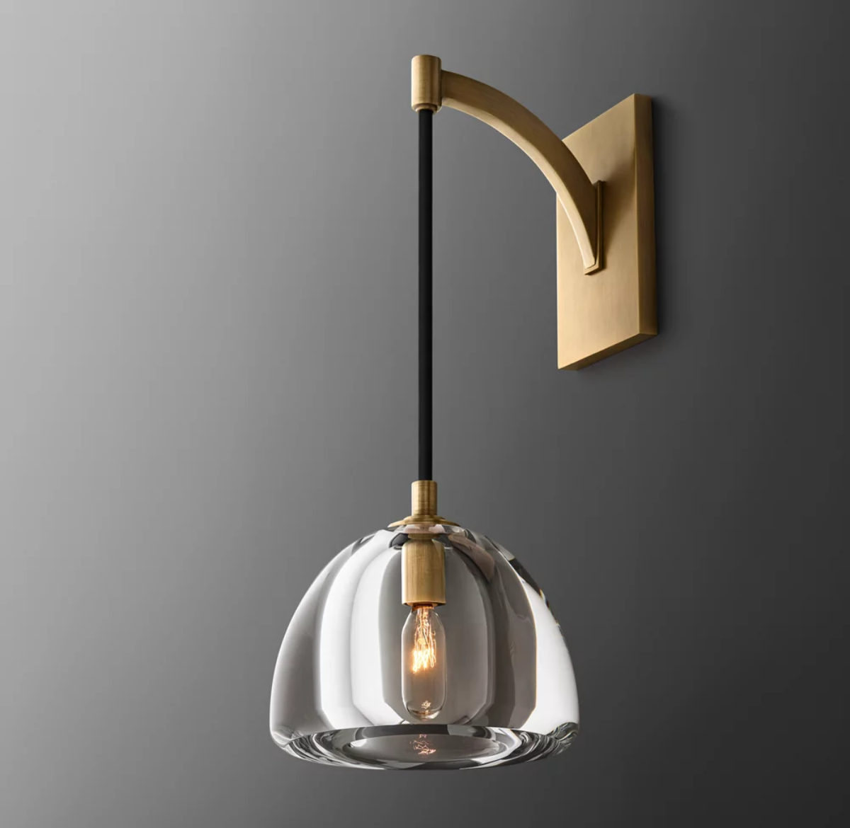Hemispheres Modern Wall Sconce